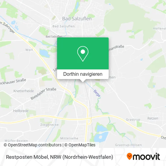 Restposten Möbel Karte