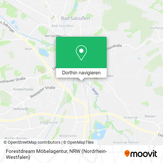 Forestdream Möbelagentur Karte