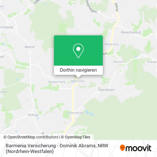 Barmenia Versicherung - Dominik Abrams Karte