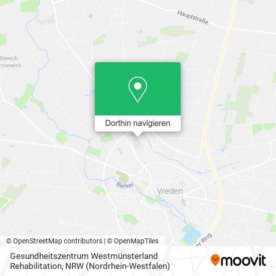 Gesundheitszentrum Westmünsterland Rehabilitation Karte