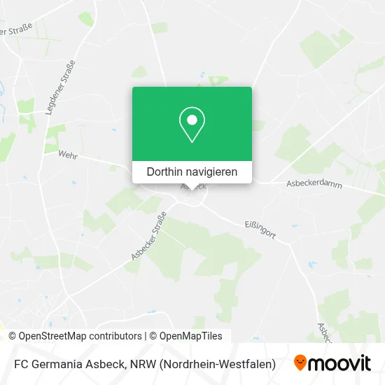 FC Germania Asbeck Karte