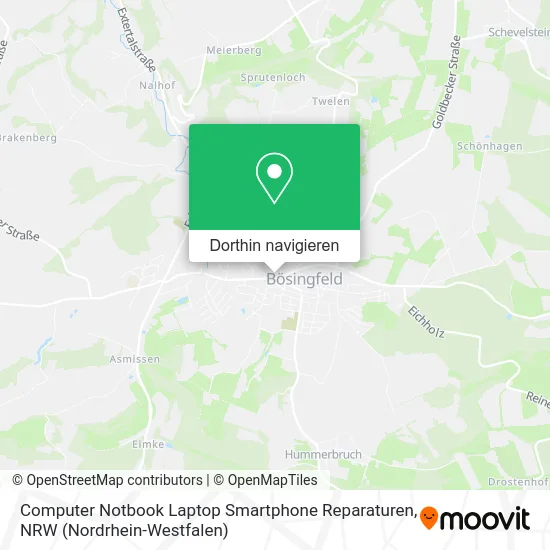 Computer Notbook Laptop Smartphone Reparaturen Karte