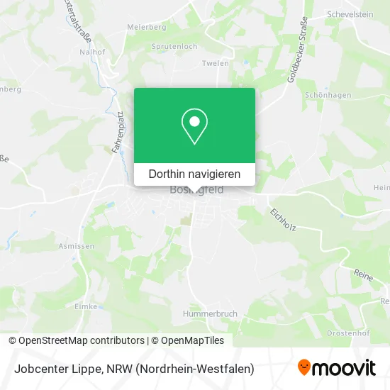 Jobcenter Lippe Karte