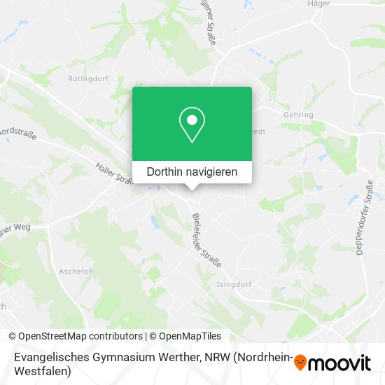 Evangelisches Gymnasium Werther Karte