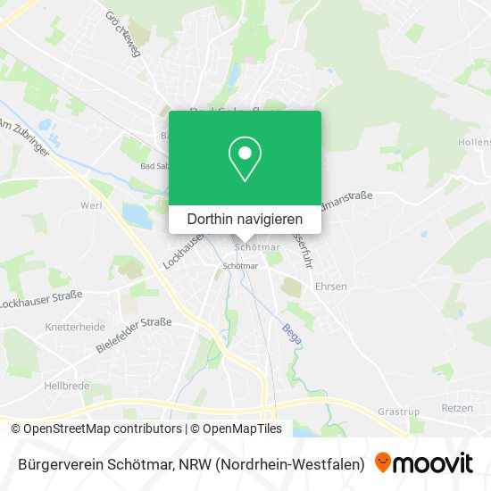Bürgerverein Schötmar Karte