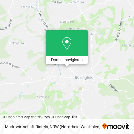 Marktwirtschaft Rinteln Karte