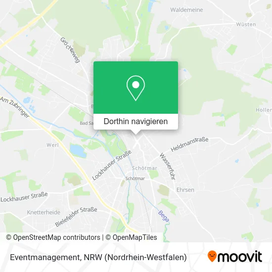 Eventmanagement Karte