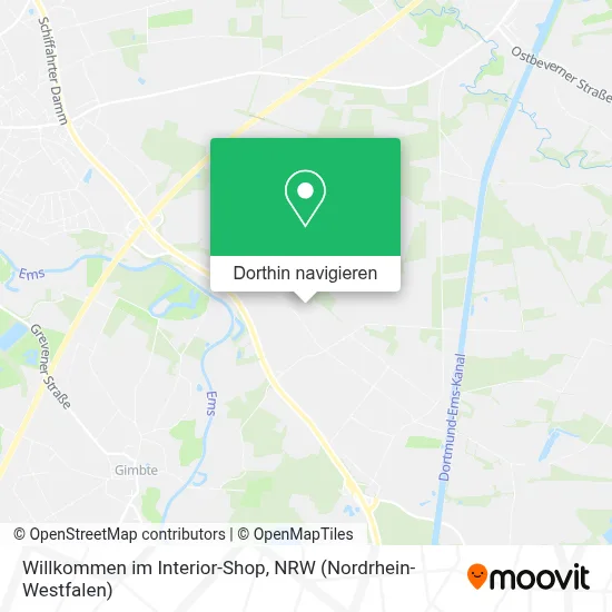 Willkommen im Interior-Shop Karte