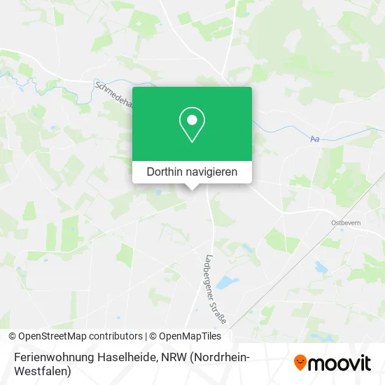Ferienwohnung Haselheide Karte