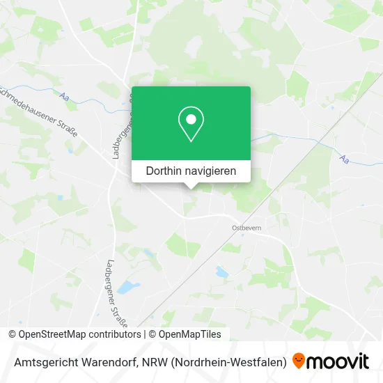 Amtsgericht Warendorf Karte