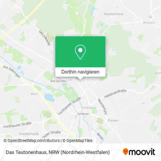 Das Teutonenhaus Karte