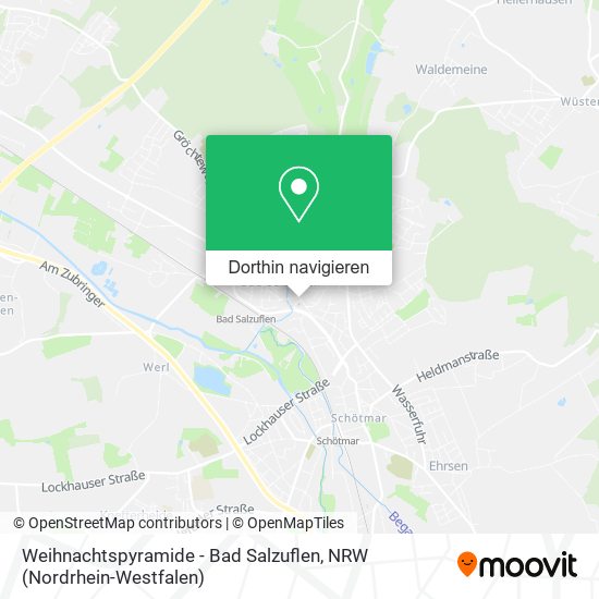 Weihnachtspyramide - Bad Salzuflen Karte