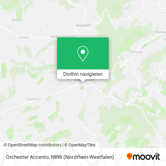 Orchester Accento Karte