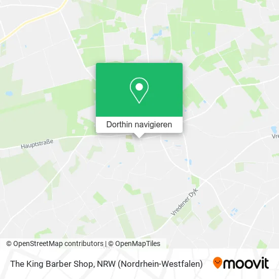 The King Barber Shop Karte