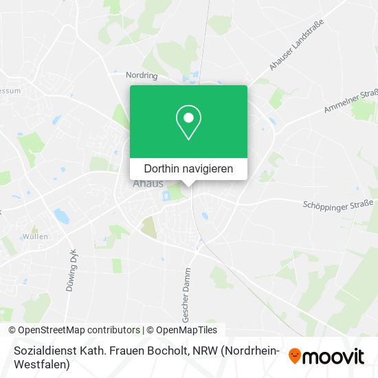 Sozialdienst Kath. Frauen Bocholt Karte