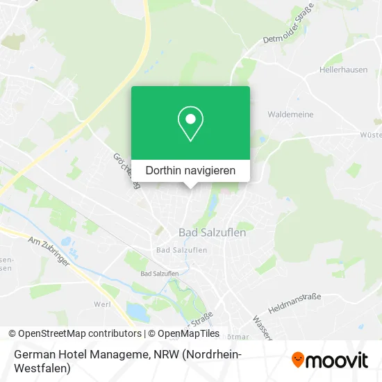 German Hotel Manageme Karte