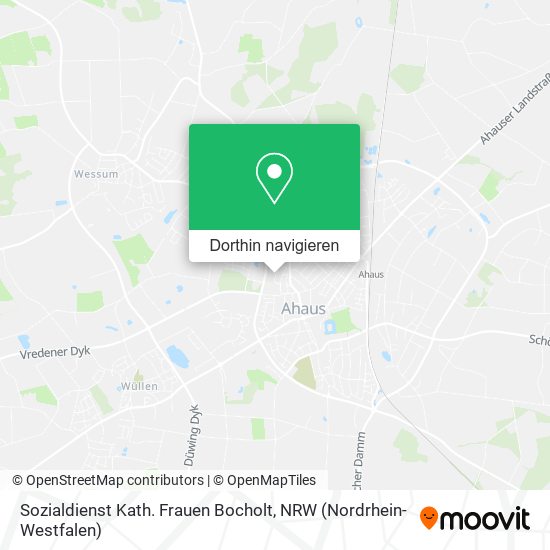 Sozialdienst Kath. Frauen Bocholt Karte