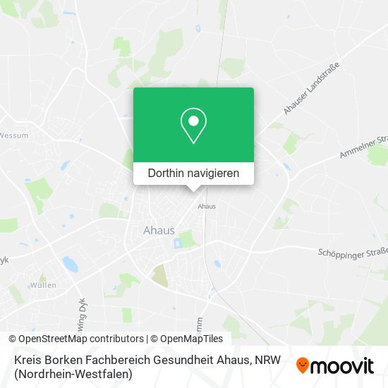 Kreis Borken Fachbereich Gesundheit Ahaus Karte