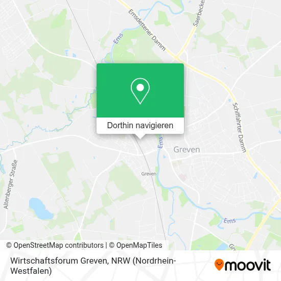Wirtschaftsforum Greven Karte