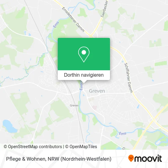 Pflege & Wohnen Karte