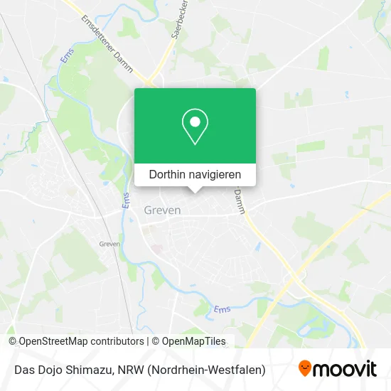 Das Dojo Shimazu Karte