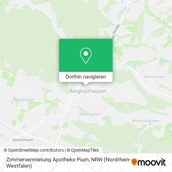 Zimmervermietung Apotheke Pium Karte
