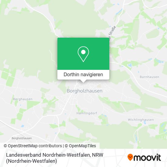 Landesverband Nordrhein-Westfalen Karte