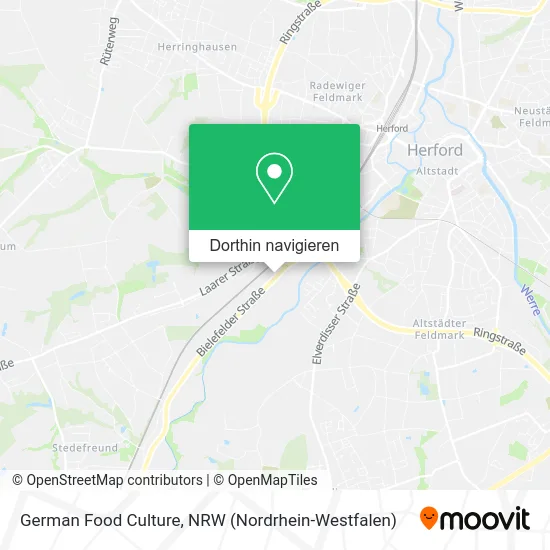 German Food Culture Karte