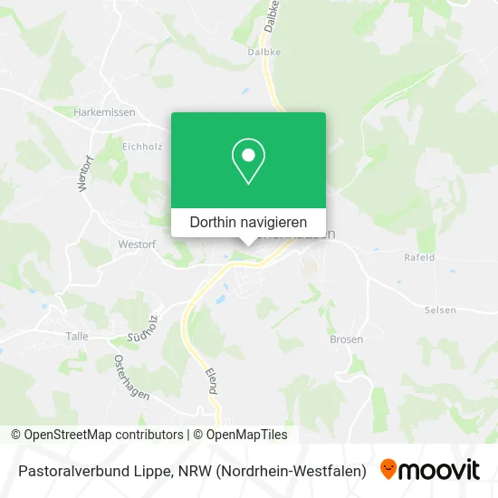 Pastoralverbund Lippe Karte