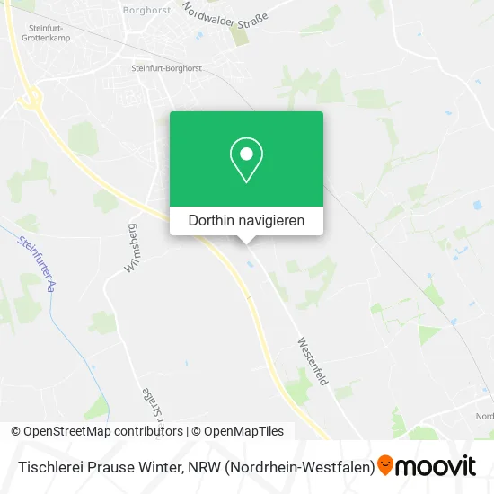 Tischlerei Prause Winter Karte