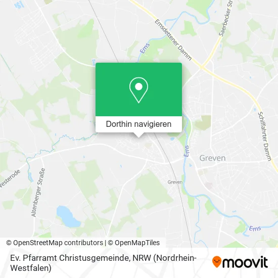 Ev. Pfarramt Christusgemeinde Karte