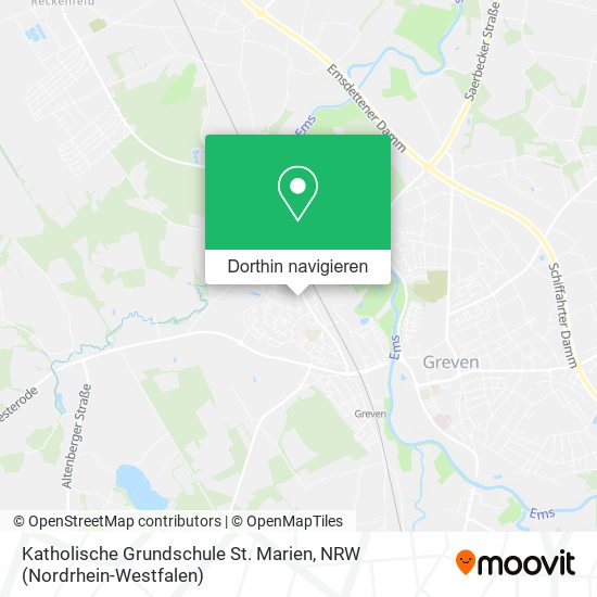 Katholische Grundschule St. Marien Karte