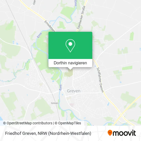 Friedhof Greven Karte