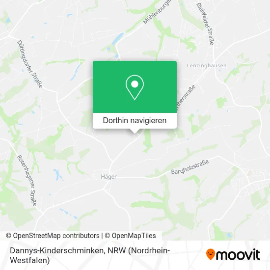 Dannys-Kinderschminken Karte