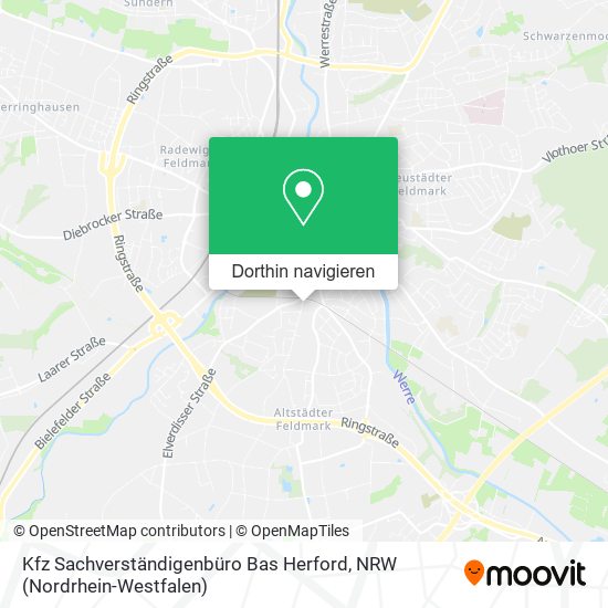 Kfz Sachverständigenbüro Bas Herford Karte