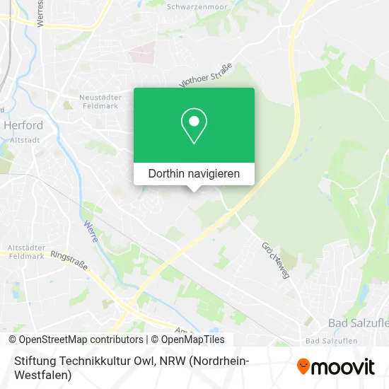 Stiftung Technikkultur Owl Karte