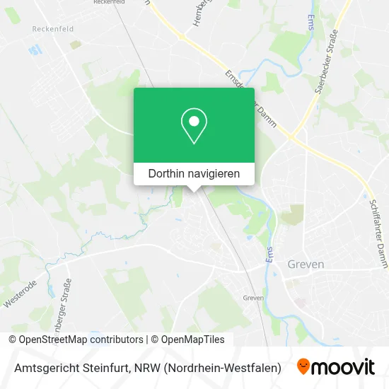 Amtsgericht Steinfurt Karte