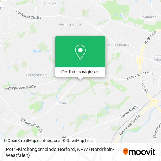 Petri-Kirchengemeinde Herford Karte