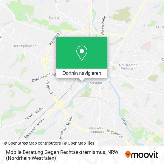 Mobile Beratung Gegen Rechtsextremismus Karte