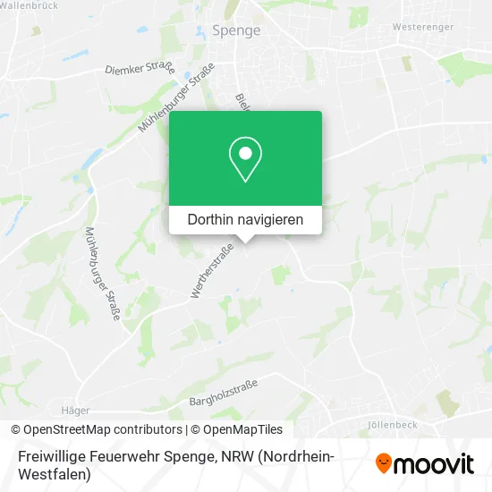 Freiwillige Feuerwehr Spenge Karte