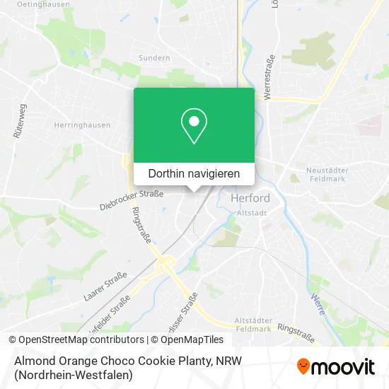 Almond Orange Choco Cookie Planty Karte