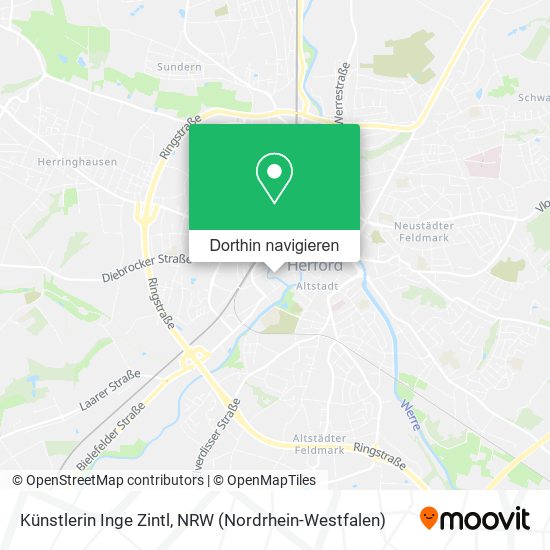 Künstlerin Inge Zintl Karte