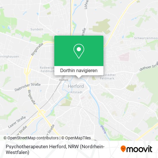 Psychotherapeuten Herford Karte