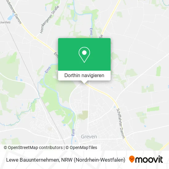 Lewe Bauunternehmen Karte