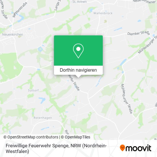 Freiwillige Feuerwehr Spenge Karte