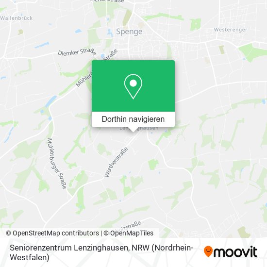 Seniorenzentrum Lenzinghausen Karte