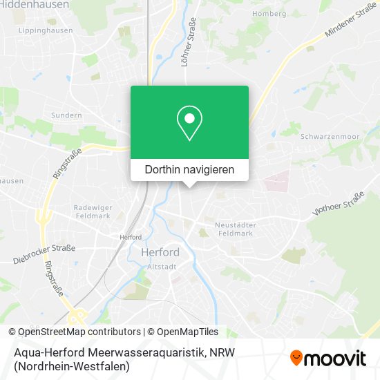 Aqua-Herford Meerwasseraquaristik Karte