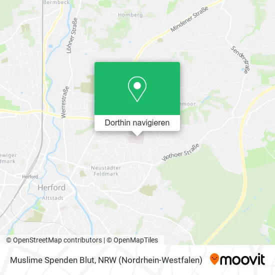 Muslime Spenden Blut Karte