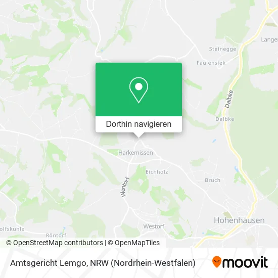 Amtsgericht Lemgo Karte