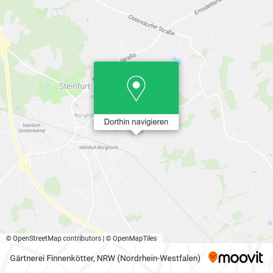 Gärtnerei Finnenkötter Karte